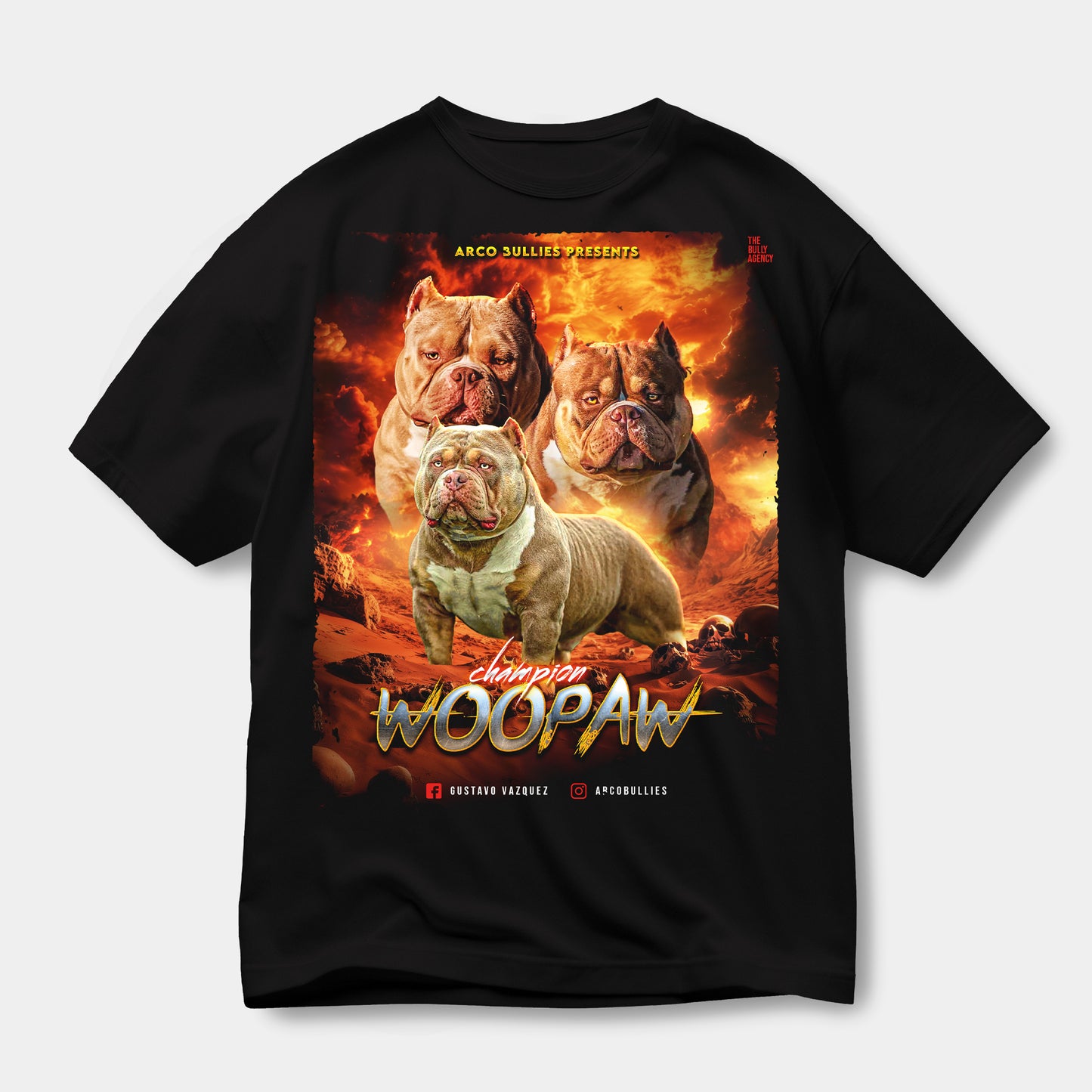 WOOPAW BULLY T-SHIRT